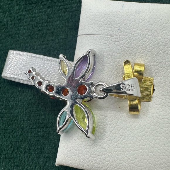 Sterling Silver Dragonfly Pendant - Picture 4 of 6